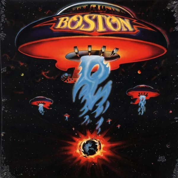 A picture of boston album cover.