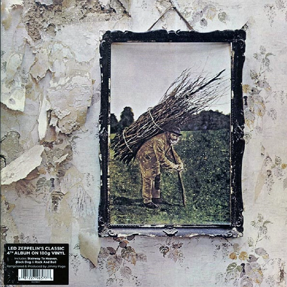 A picture of the cover of led zeppelin iv.